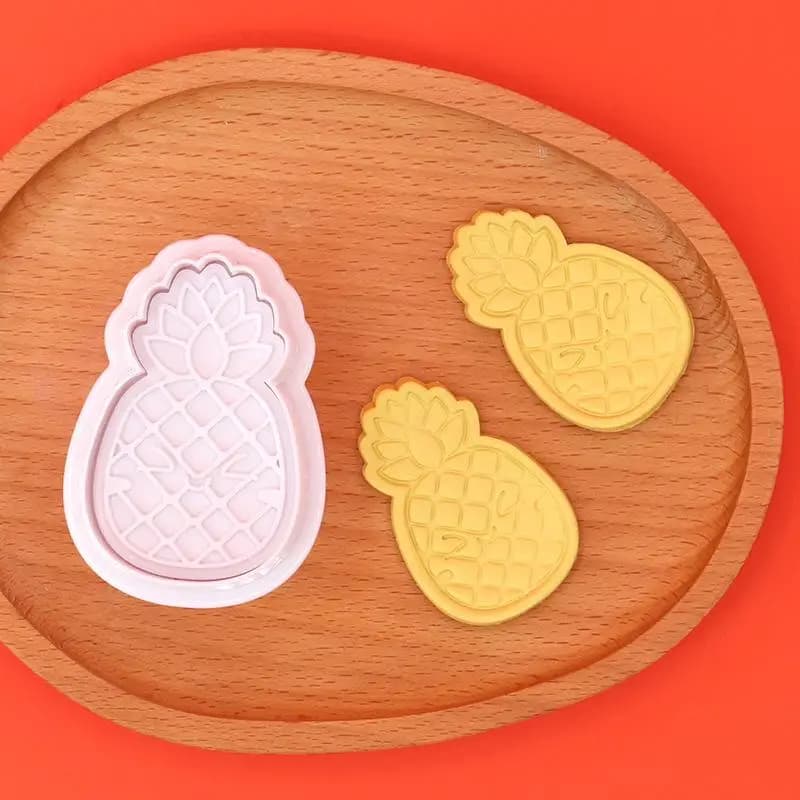 Set di formine per argilla a forma di ananas estivo, stampi in plastica riutilizzabili per orecchini in argilla polimerica fatti a mano e lavoretti fai da te