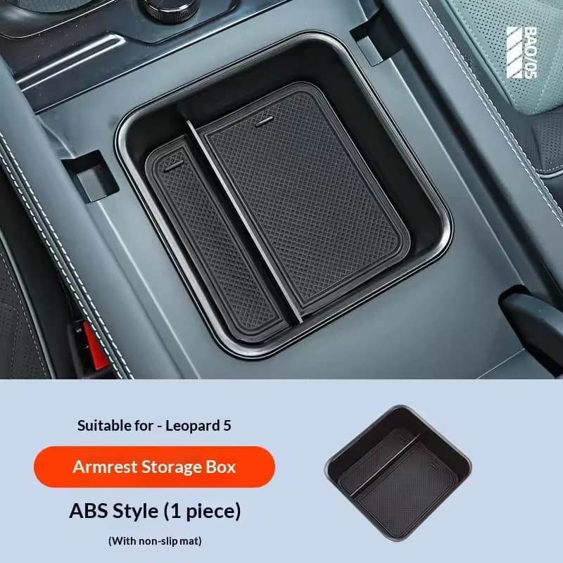 Car Interior Upgrade Refrigerator Armrest Storage Organizer Box For BYD Leopard 5 Denza B5 Fangchengbao Bao5