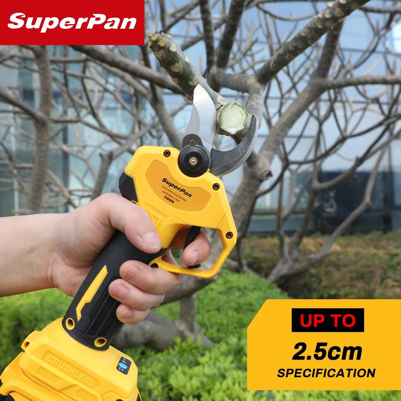 SuperPan Power Supply, Garden Trimmer for Frutteto Works, Compatible with Dewalt Battery 20V