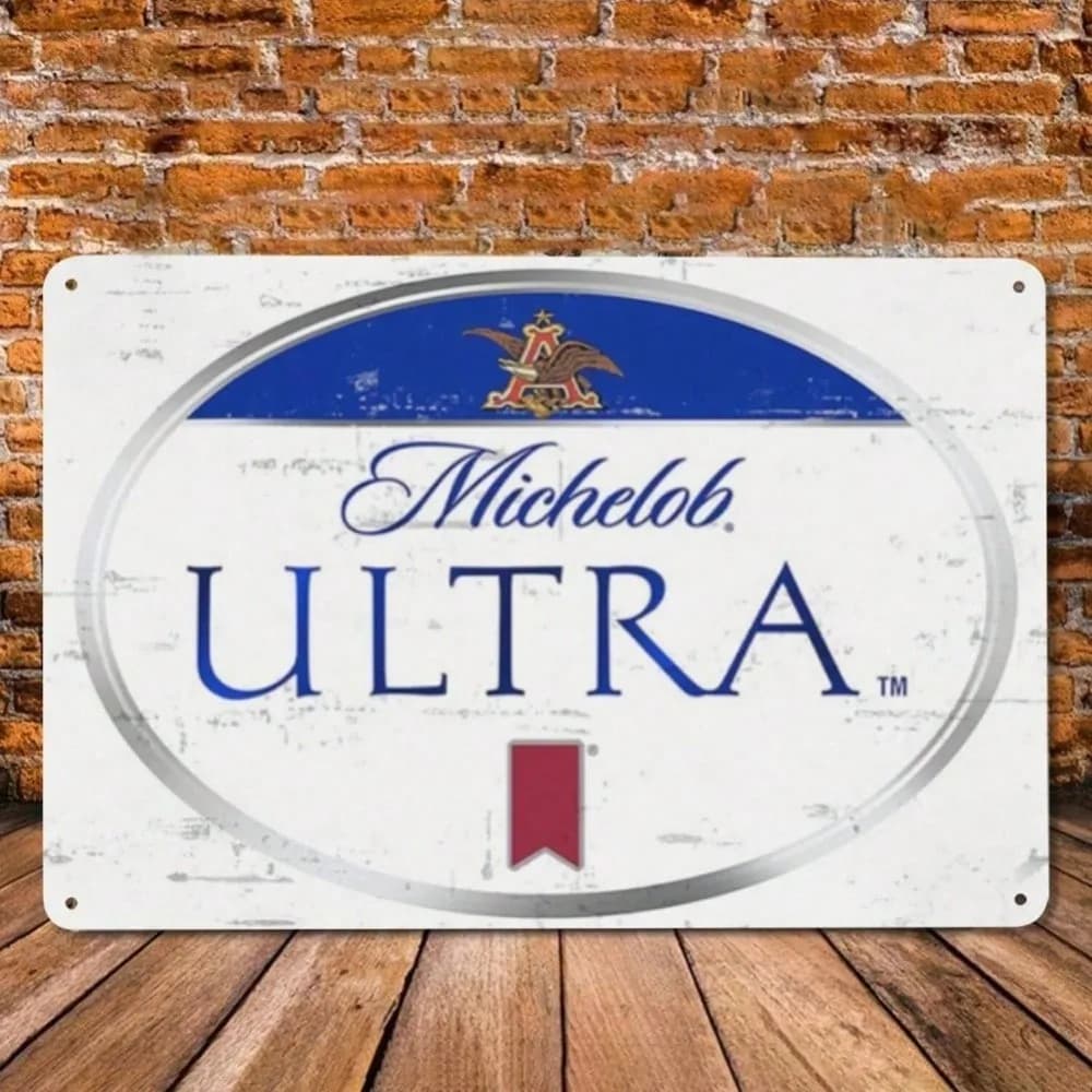 Set di magliette e targhe Michelob ULTRA Light Beer | Maglietta morbida girocollo per decorazioni sportive e di Halloween