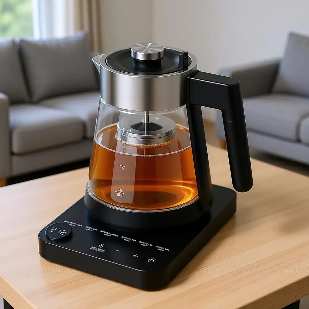 1,7L Glass Electric Kettle with Temperature Control, Automatic Switching, Heat Maintenance for 12 Hours