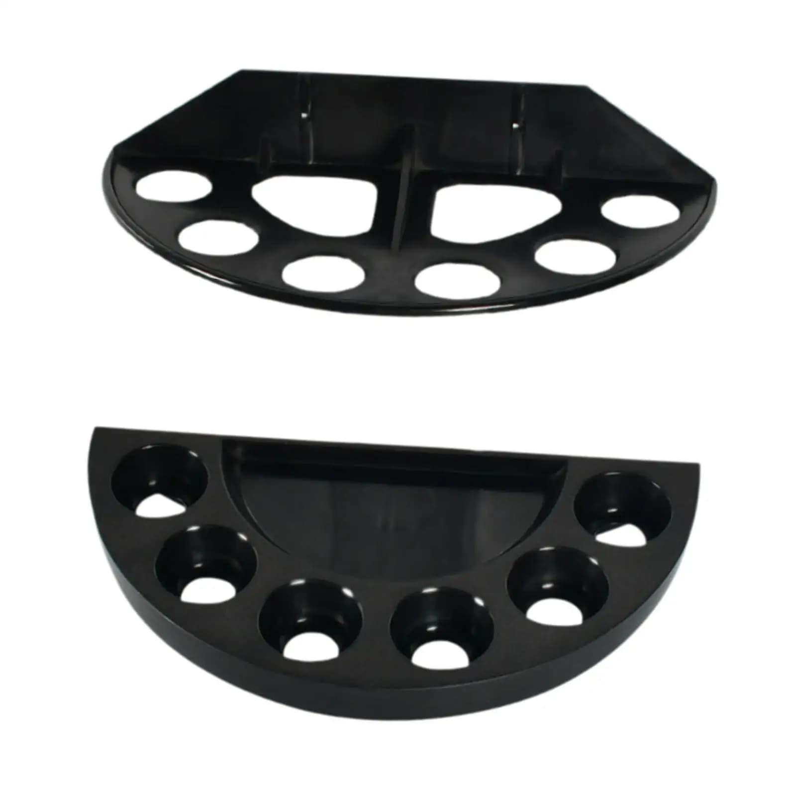 Billiard Cue Rack Wall Mount Traditional Supplies Semi Circle Stand Holds 6 Sticks for Pool Accessories