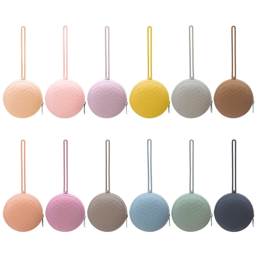 Silicone morbido per uso alimentare per bambini, porta ciuccio, contenitore per succhietto, custodia per ciuccio, per neonati, accessori per tettarelle