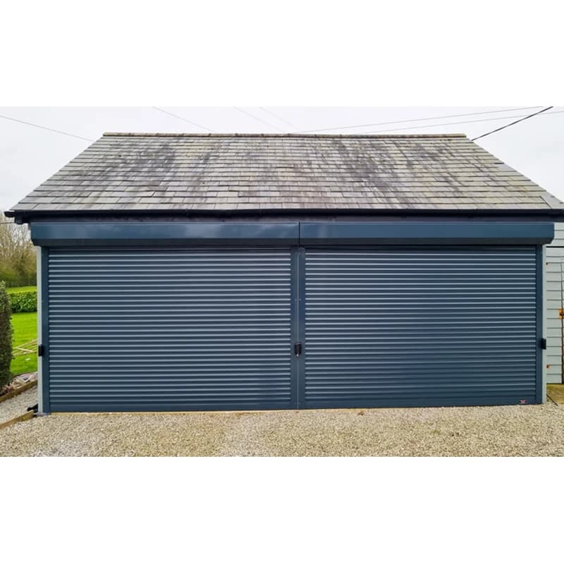 Custom Color Garage Roller Shutter Door With Anti-Theft Locking System Foam Filled for Residential House Villa