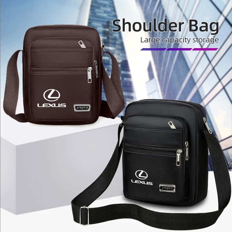 Car Men's Chest Bag Shoulder Waist Pack Card Holder Coin Accessories For Lexus UX250h RX450h CT200h RX400h NX300h RX350 RX300 GX