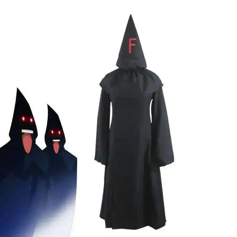 Via Lattea Anime FFF GRUPPO Baka a Tesuto a Shokanju Ketsumatsu Cosplay Unisex Nero Mantello Con Cappuccio Costume Vestaglie per Halloween