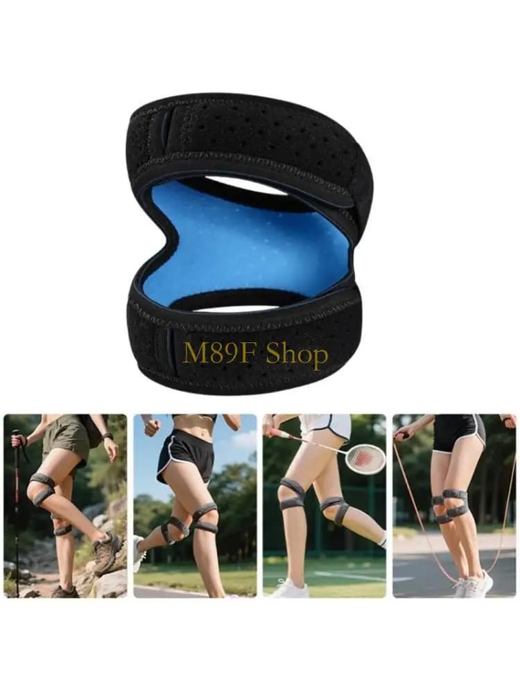 Ginocchiera M89F per donna uomo, cinghie supporto per ginocchio rotuleo per basket, corsa