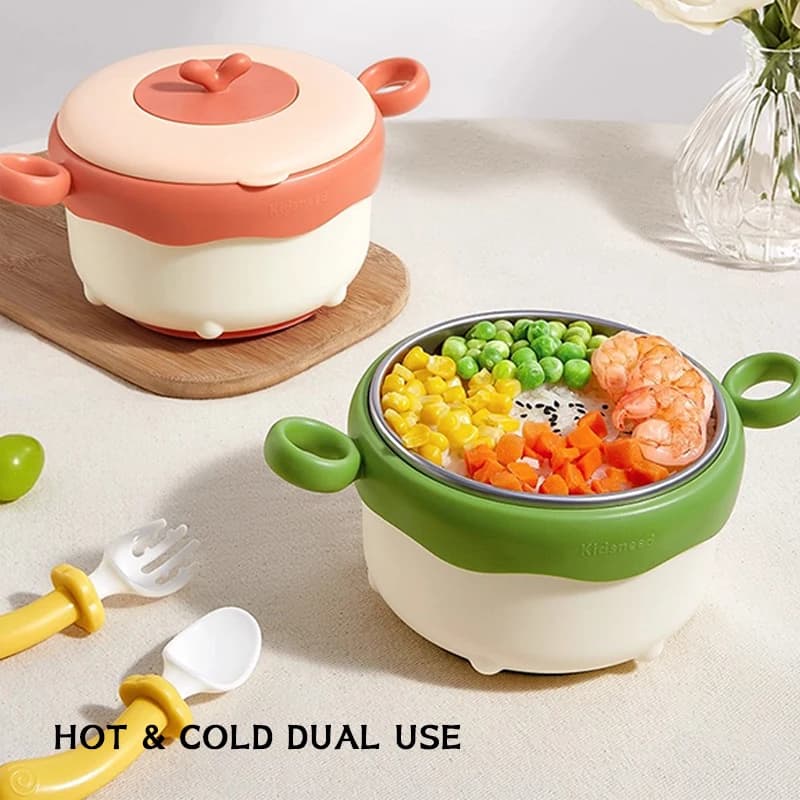 Ciotola per alimenti per bambini Barattolo termico Tazza per zuppa isolata Contenitori termici Lunch Box in acciaio inossidabile Thermo Keep Warm Stoviglie per bambini