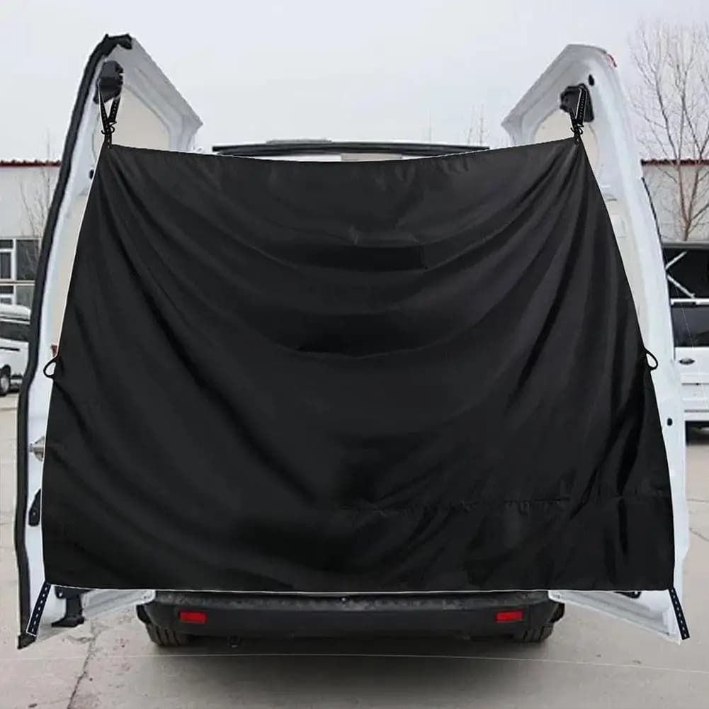 Tende Parasole per Auto, Copertura per Porta Posteriore Van, Tenda Divisoria per Auto in Tessuto Oxford per Camper, SUV, Camion e Auto Commerciali