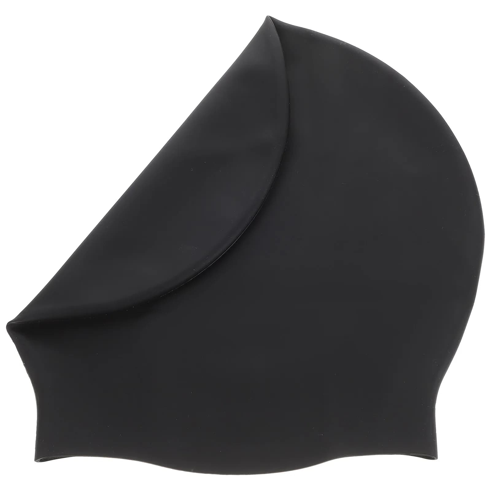 Cuffia da nuoto grande in silicone per adulti, copertura completa, per capelli lunghi, donna e uomo, resistente ed elastica, per piscina e spiaggia