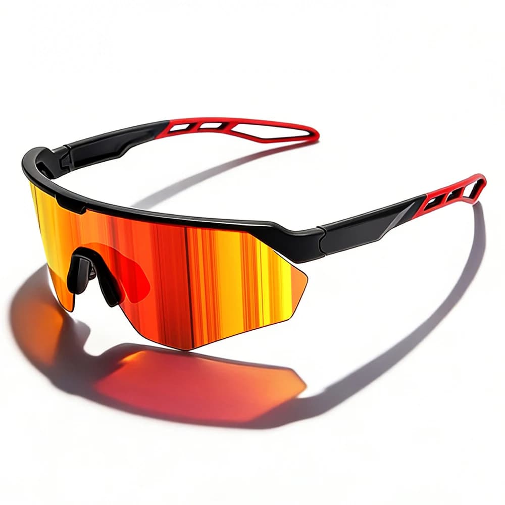 Polarized Sports Cycling Sunglasses with Non-slip TAC True Film Lens Suitable for cycling, bicycle and racing