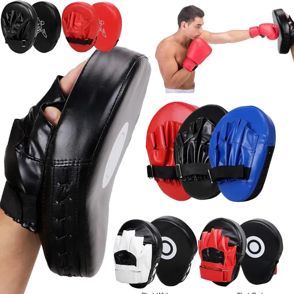 Kick Boxing Gloves Pad PU Leather Punch Target Bag for Kids MMA Karate Muay Thai Free Fight Sanda Training Equipment