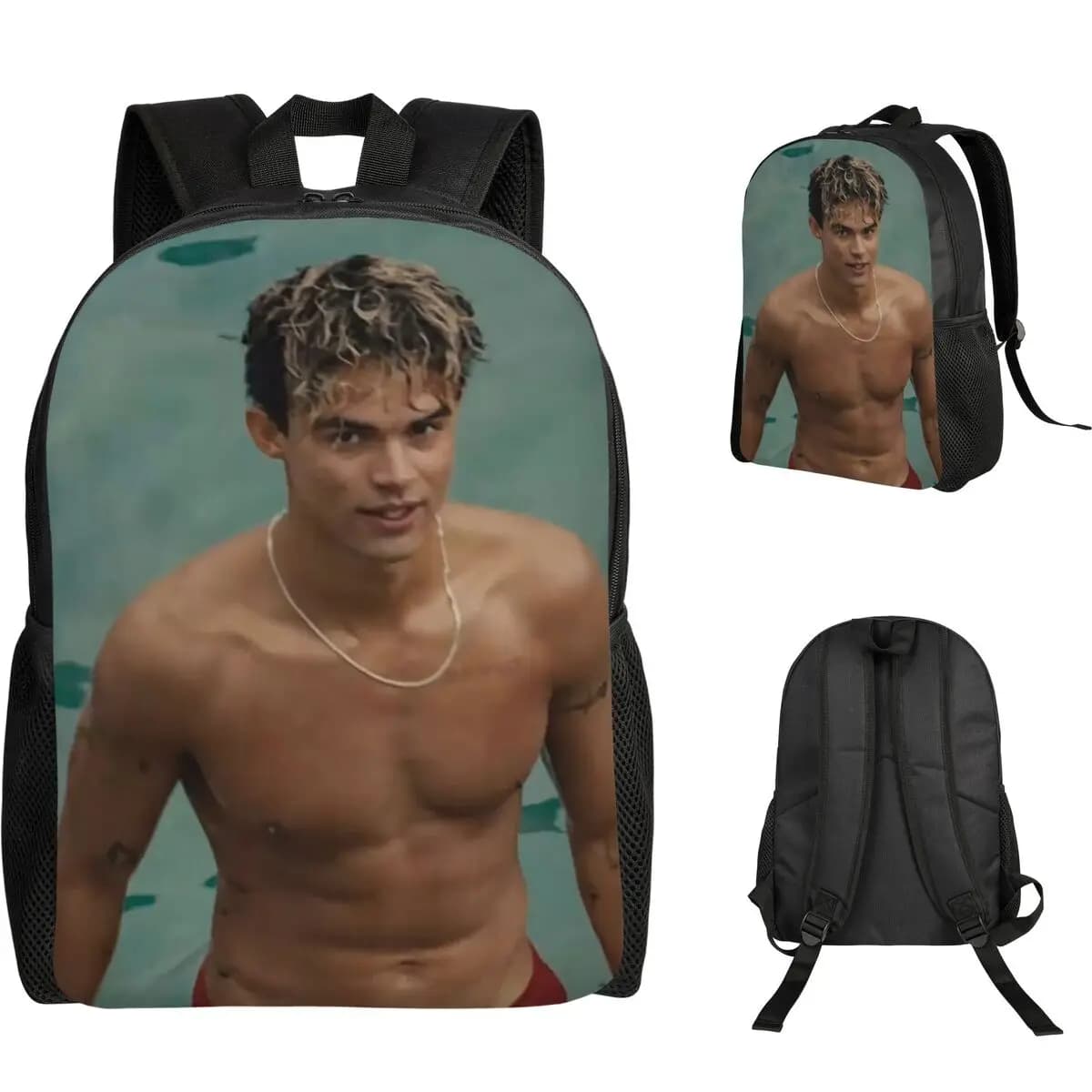 Matthew Broome My Fault London Movie Backpack Student Boys Girls BookBag School Bag Computer Shoulder Bags