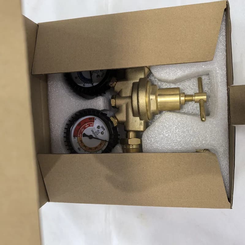 G3/4 Thread High Pressure Nitrogen Regulator Full Copper Pressure Reducer