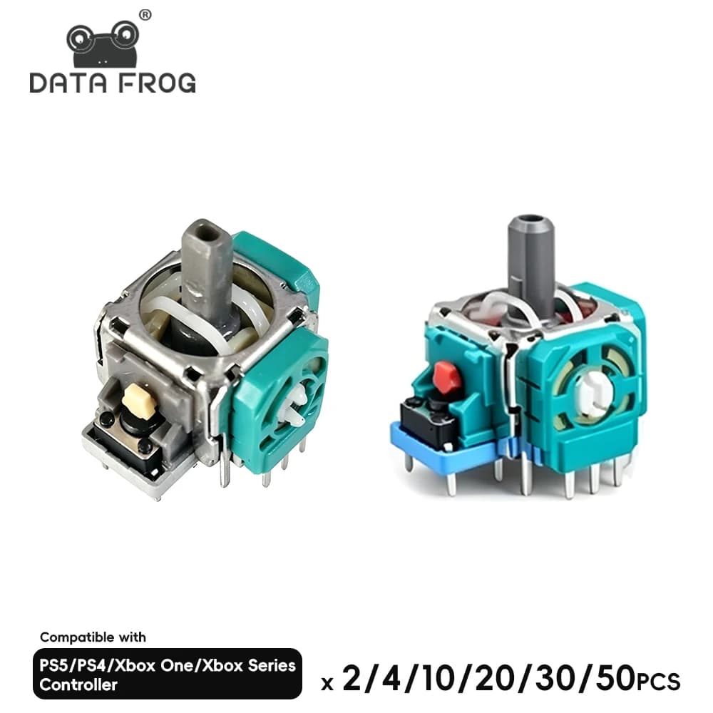 DATA FROG Sostituzione 3D Joystick Analogico Per PS5/PS4/Switch Pro/Xbox One Controller ThumbStick Parti di Riparazione Accessori 2023