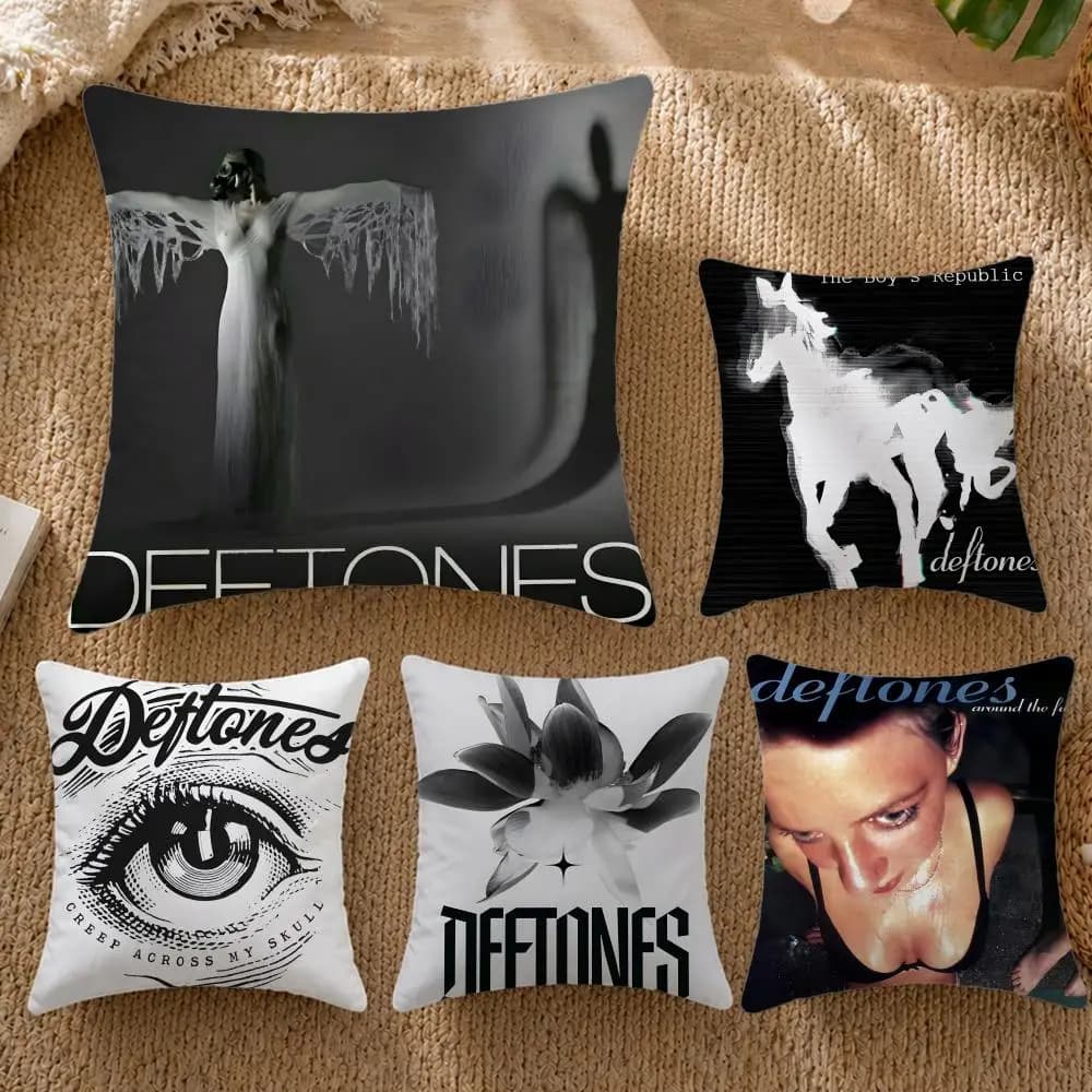 Nuovo set di 4 copricuscini morbidi DDDDeftonesew, federe decorative per divano, letto, casa, 50x50 45x45 40x40