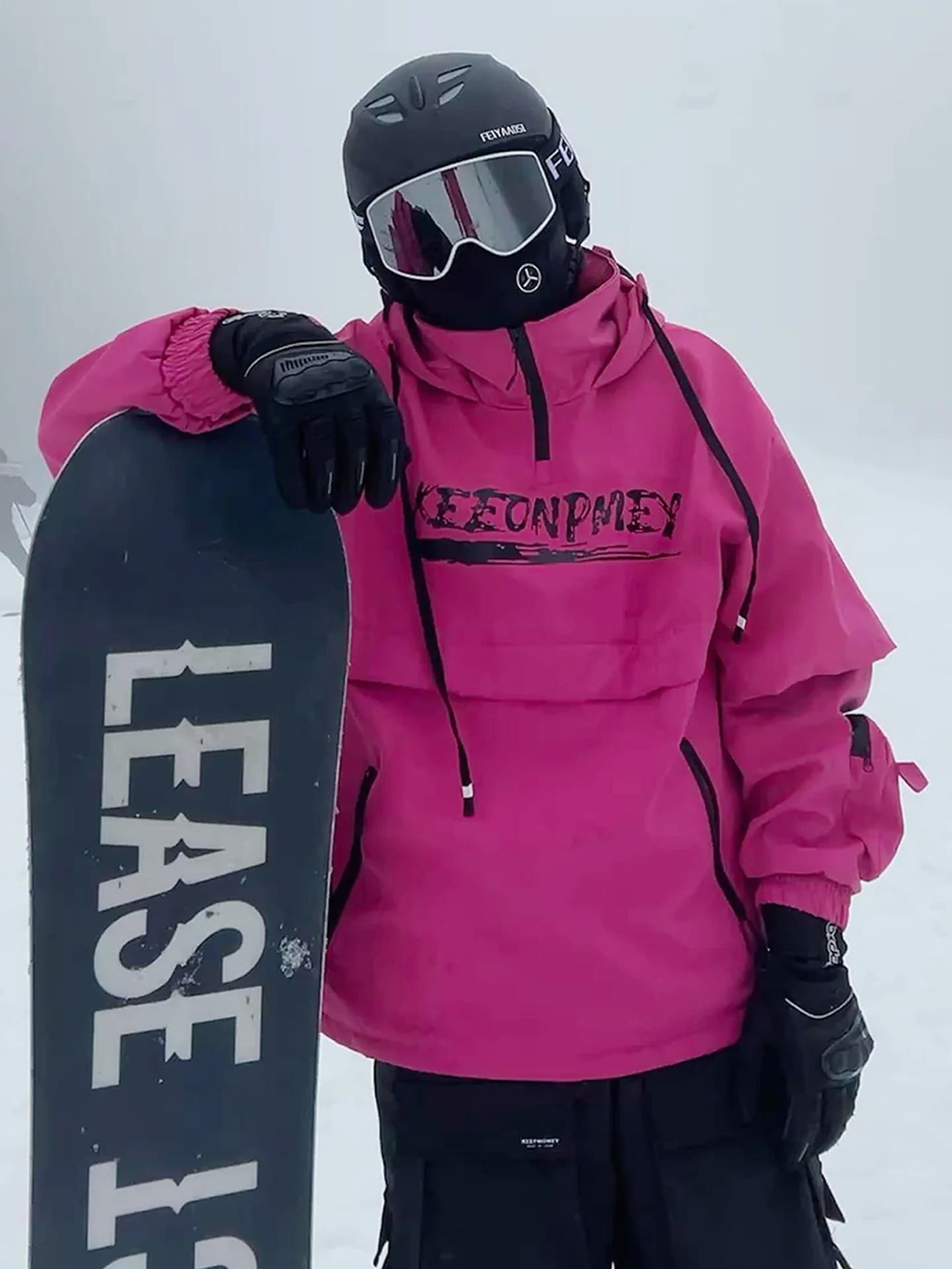 Completo da Snowboard Professionale da Uomo, Set Antivento per Sport Invernali, Attrezzatura da Sci Calda e Impermeabile, Abbigliamento Sportivo Casual