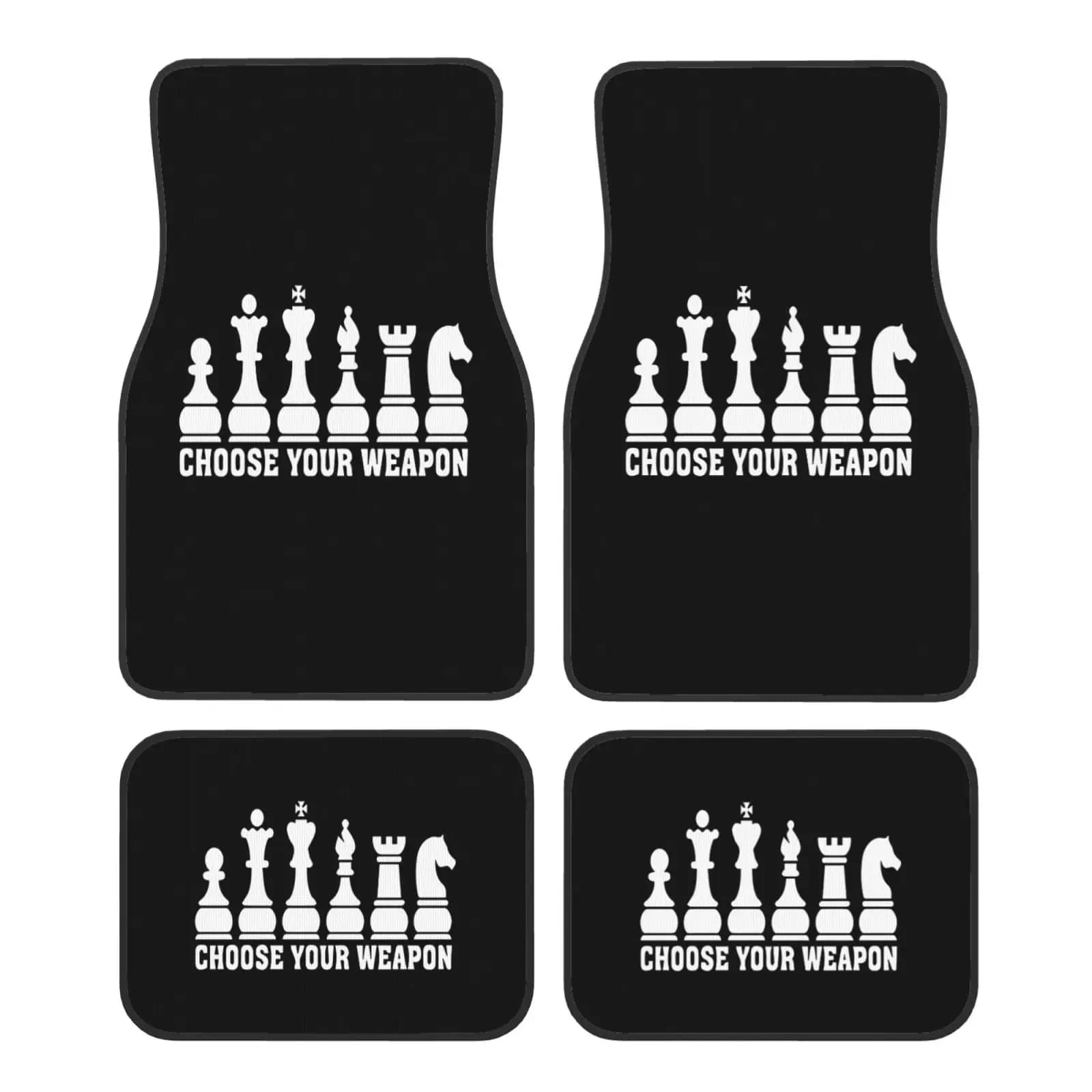 Chess Choose Your Support 4PCS Crystal Velvet Car Floor Mats Set of Four Anti Fouling Car Mats Carpet Anti Slip Car Floor Mat