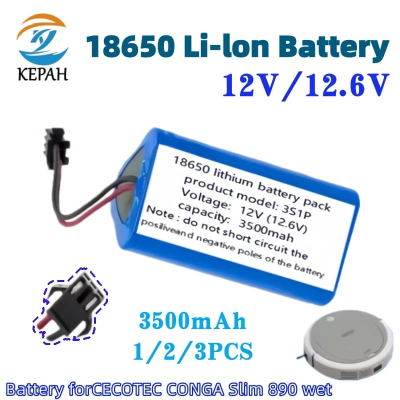 Alimentazione di backup universale per CCTV, telecamera, pistola fasciale|12V 3S1P 18650 Li-ion 3500mAh 12,6V/11,1V