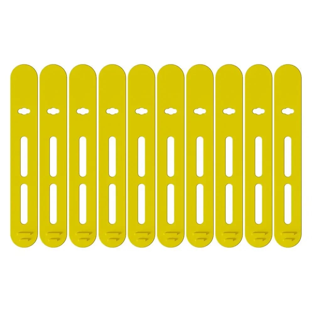 10Pcs Silicone Data Line Winder Straps Line Storge Holder Silicone Cable Ties Clips Elastic Charger Cord Management