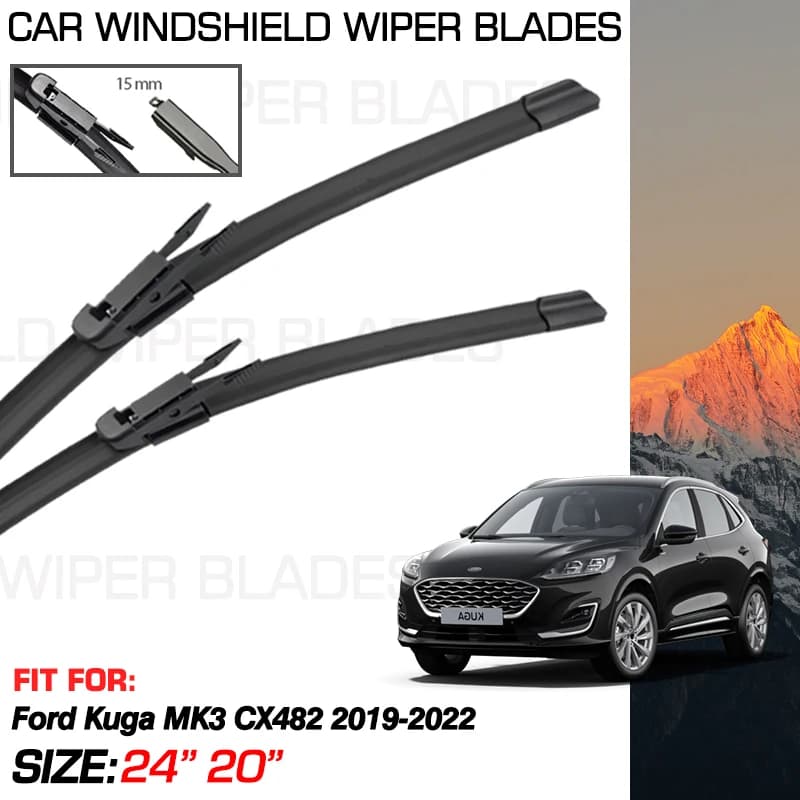 Spazzole tergicristallo anteriori automatiche per Ford Kuga MK3 Ford Escape MK4 2019-2022 2021 2020 accessori pulizia spazzola lavavetri anteriore