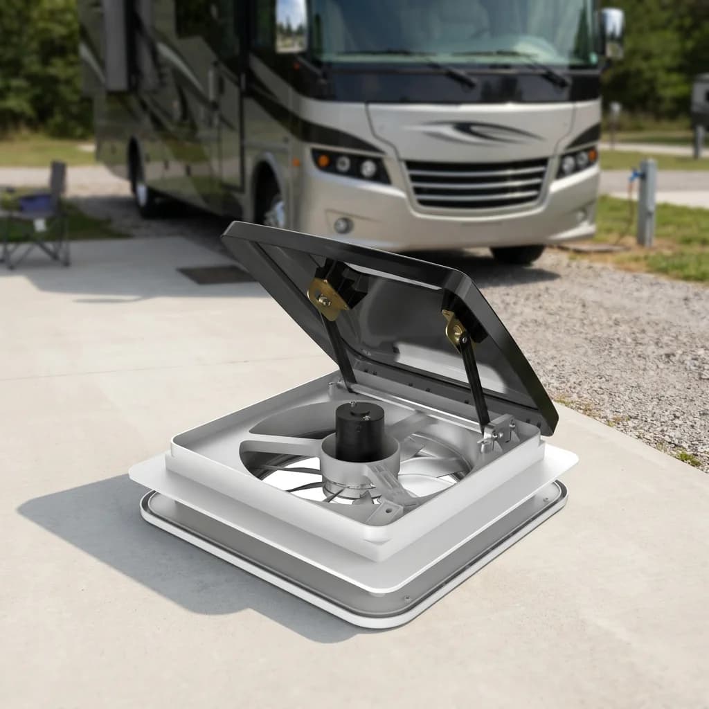 Ventilatore da Tetto per Camper, Ventola di Scarico e Aspirazione Reversibile per RV, per un Controllo Completo dell'Aria