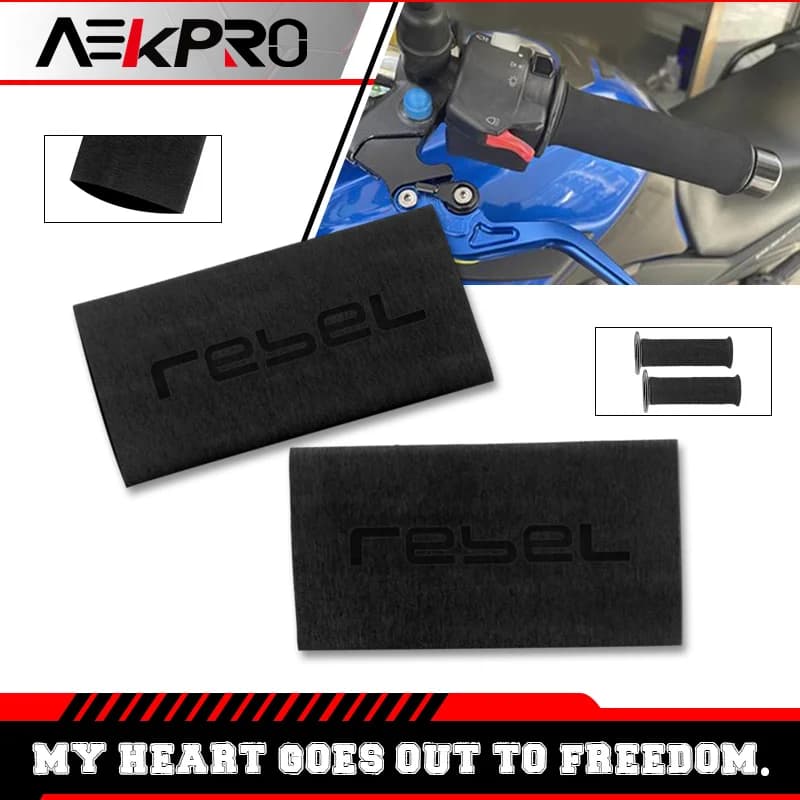 Per REBEL 300 500 CM CMX300 CMX500 1100 NBR Termoretraibile Universale Manubrio Grip Copertura Moto Manopole Guanti Manica