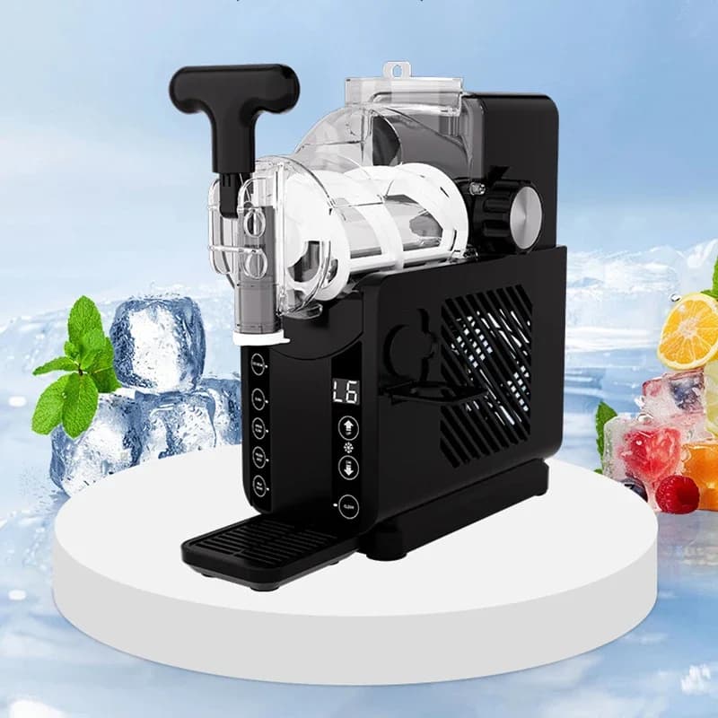 Mini Ice Cream Maker, 1.8L Ice Crusher, Dual-Purpose Ice Cream Maker for DIY Drinks, Iced Coffee, and Specialty Cocktails