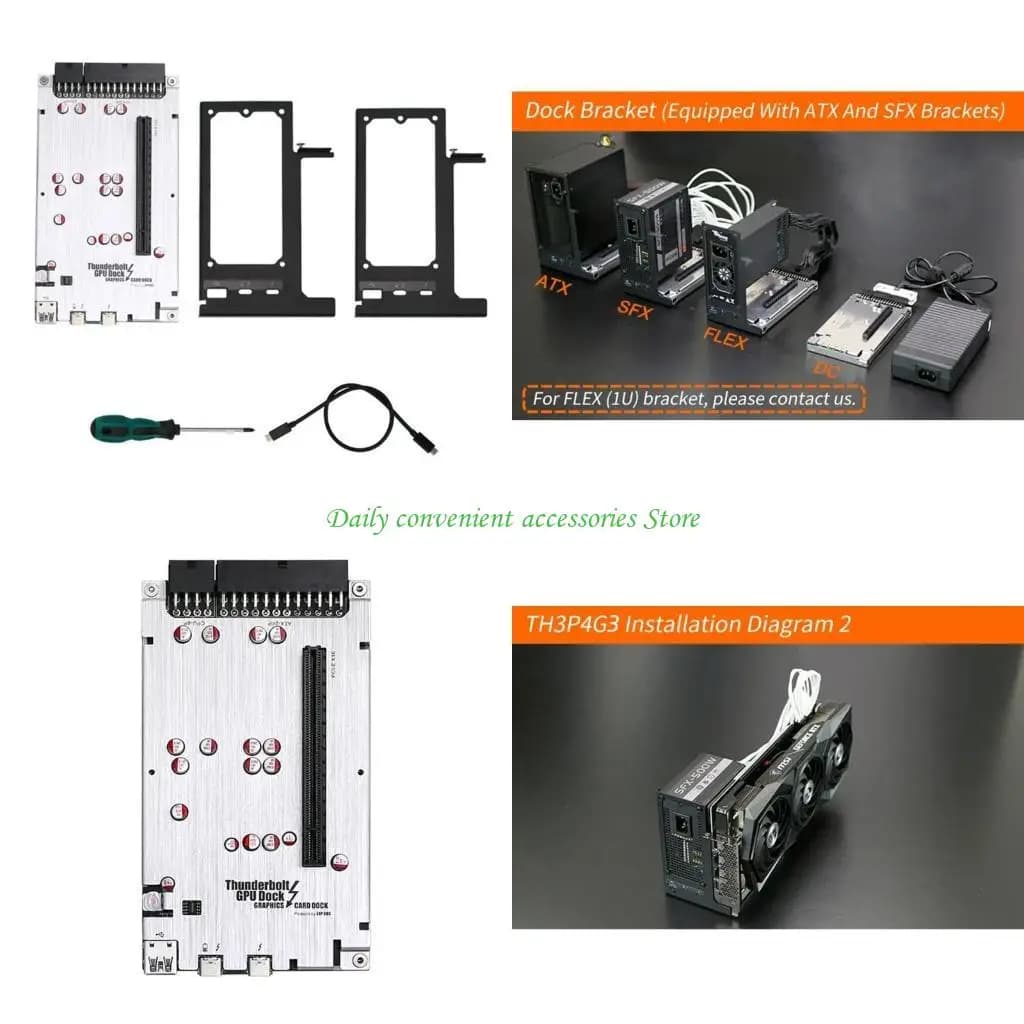 Docking station grafica per laptop 97QB TH3P4G3 Scheda grafica esterna da 40 Gbps PD85W