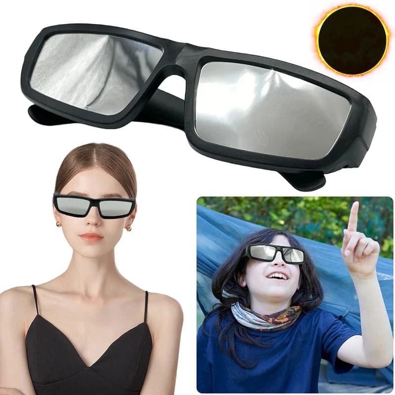 Pack of 1/2/3/5 Solar Eclipse Glasses Safe Tonacity Solar Eclipse Observation Glasses ISO Certificated Solar Eclipse Glasses for Solar Eclipse Display