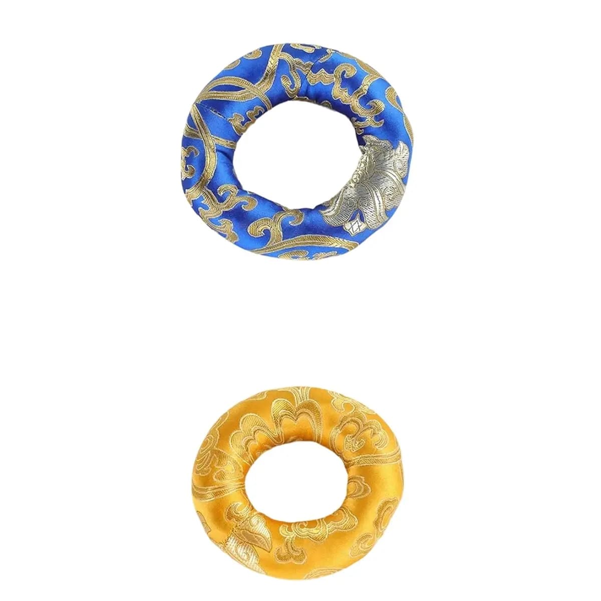 A08I 7 Pieces Handmade Singing Bowl Cushion Set, Singing Bowl Accessory for Tibetan Crystal Sound Bowl