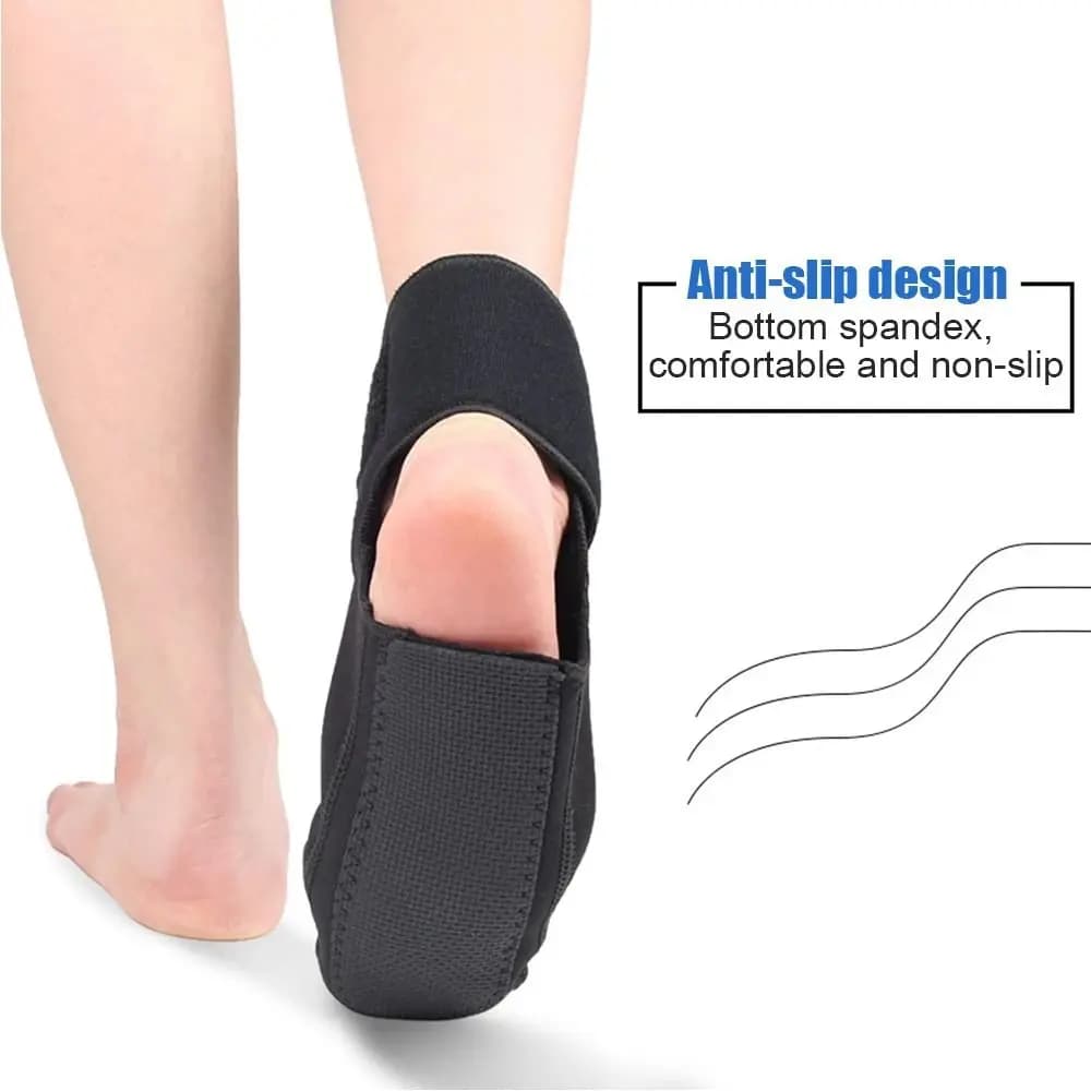 Compression Plantar Fasciitis Splint Sock Adjustable Stretch Strap Dorsal Drop Foot Orthopedic Brace Breathable Skin-friendly