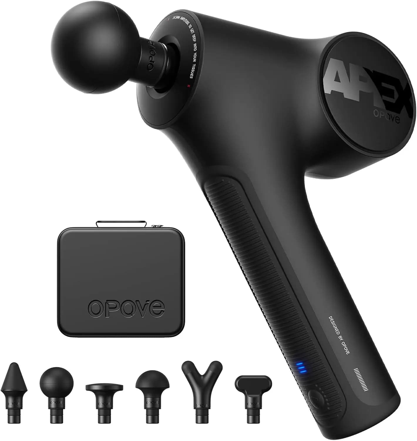 Deep Tissue Massage Gun 14.5mm Amplitude 50lbs Stall Force Percussion Muscle Massager for Athletes Pain Relief Recovery Quiet Portable