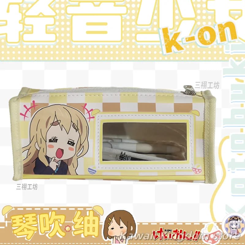 Astuccio Portapenne per Studenti Kotobuki Tsumugi Akiyama Mio, Custodia per Cancelleria Cartoon, Borsa Porta Penne per Scuola