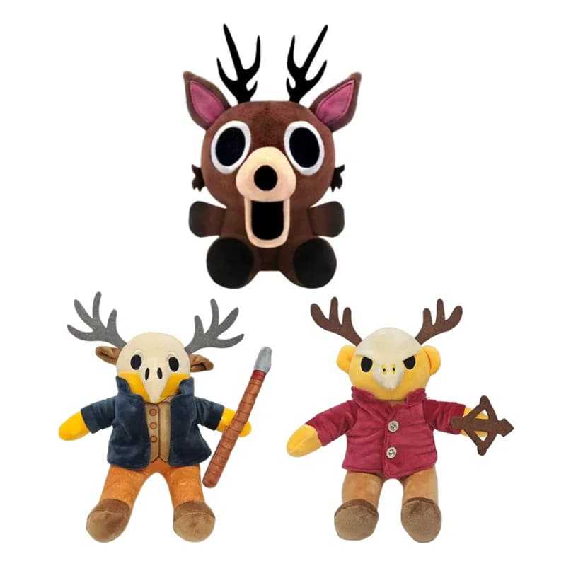99 notti nella foresta Peluche Cervo Bambola Morbido Peluche Simpatico Anime Periferiche di Gioco Regalo Di Compleanno Di Natale per I Bambini