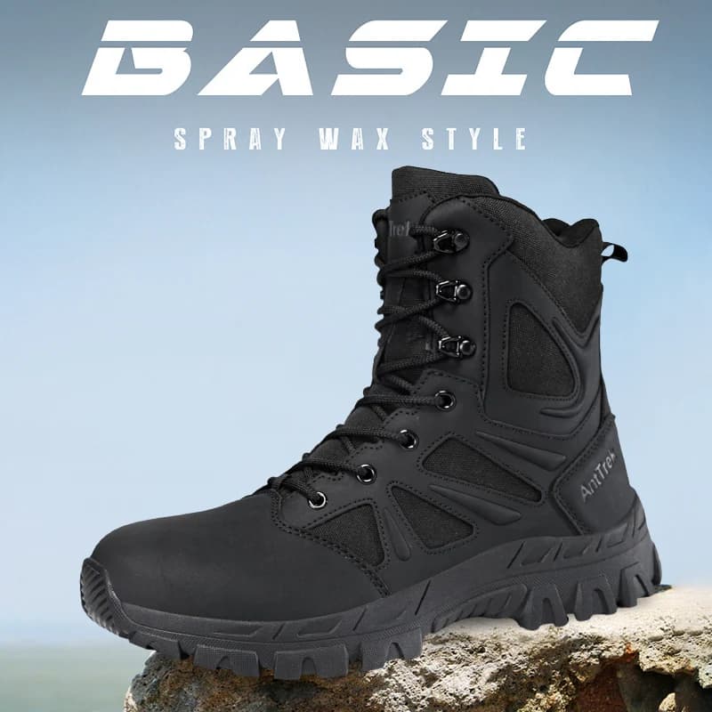 Men's field training boots four seasons breathable lightweight anti-slip outdoor jungle combat boots cross-country hiking boots
