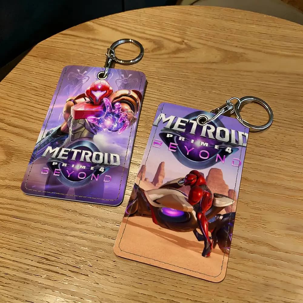 Gioco M-Metroid P-Prime-S 4 porta carte portachiavi portachiavi serratura porta accesso custodia protettiva per regalo di sicurezza