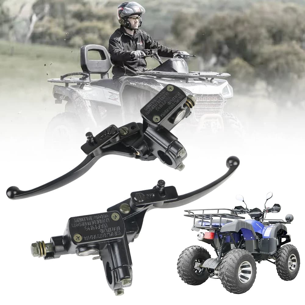 Sinistra destra per universale 50cc-250cc Dirt Bike ATV cilindro a quattro ruote leva freno idraulico pompa leva frizione moto