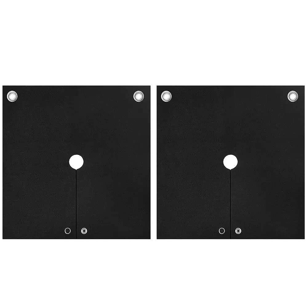 2PCS Fireproof Welding Blanket 12x12 Inch High Temperature Resistant Carbon Felt Pad For Pipeline Protector And Heat Insulation