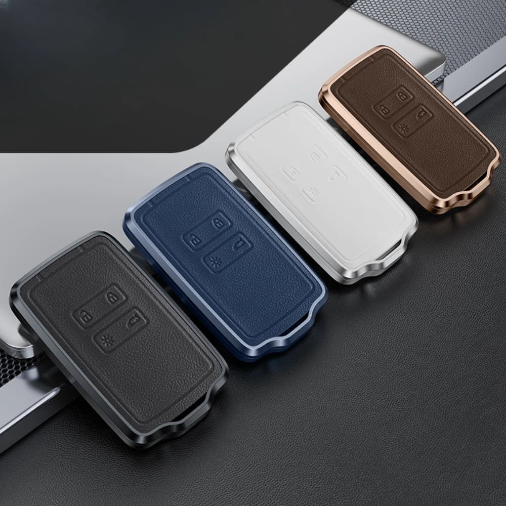Custodia protettiva per chiave auto in pelle legata per Renault Koleos Captur Megane Clio Scenic Talisman Arkana per Dacia Sandero Card Fob