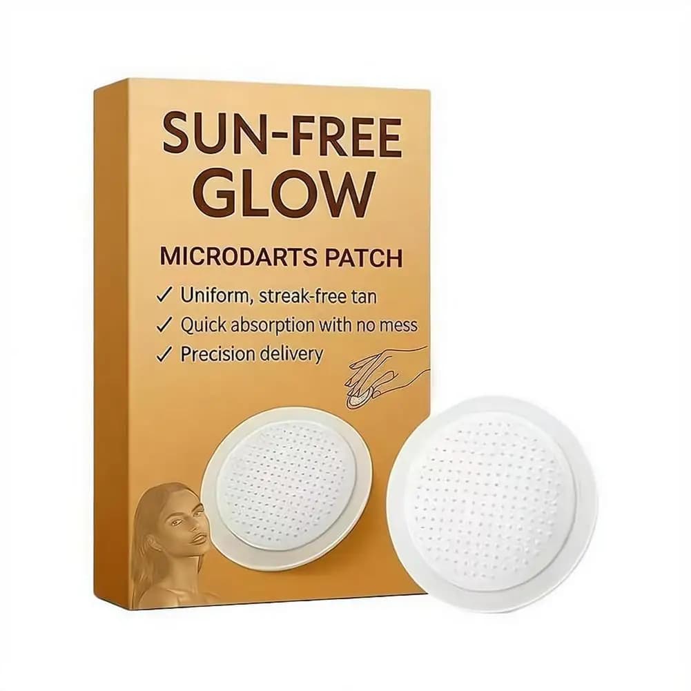 Patch Abbronzanti con Microaghi per un'Abbronzatura Naturale Senza Sole, con Acido Ialuronico Idratante per la Pelle
