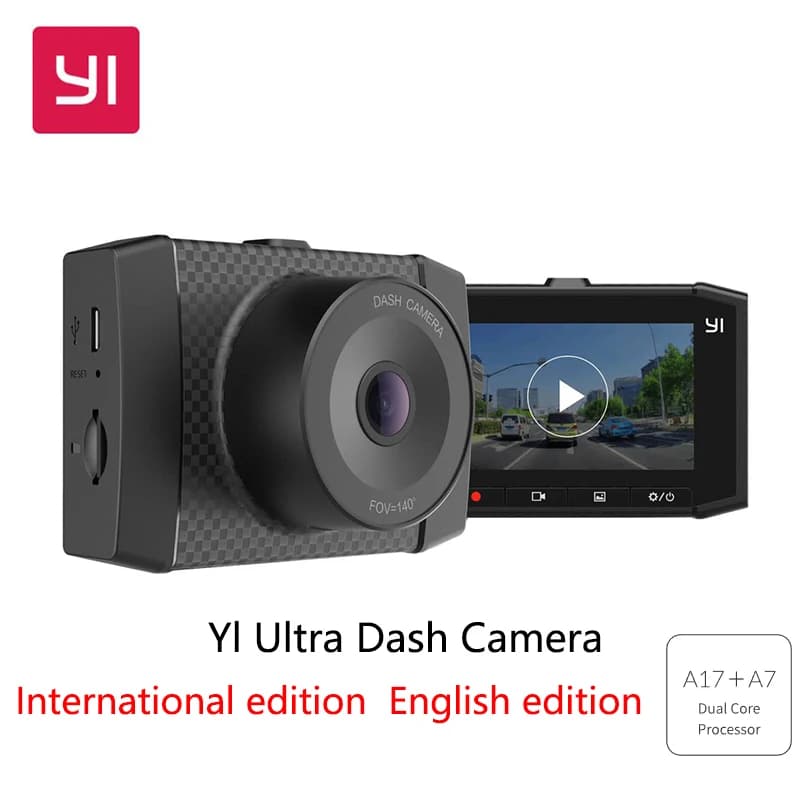 YI Smart Dash Cam for Car 2.7 Full HD 1080PDash Cam with Night Vision ADAS Yl Ultra Dash Camera ADAS English edition