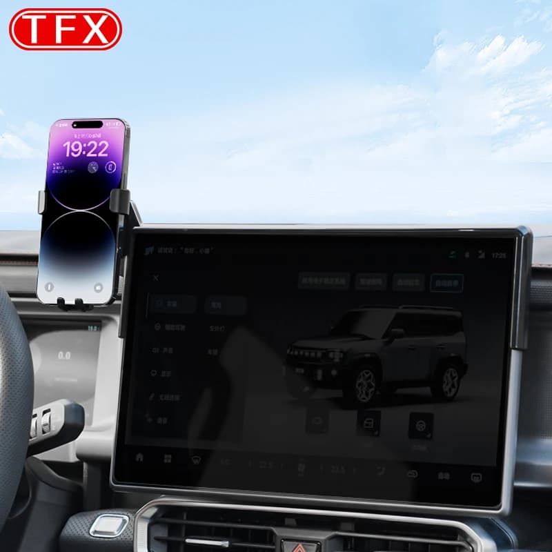 Per Chery Jetour T2 2024 2023 supporto per telefono cellulare per auto controllo centrale Display montaggio su schermo staffa a gravità accessori per supporto