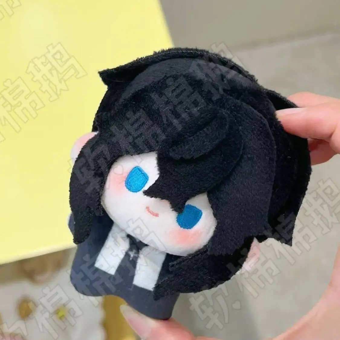 Portachiavi/Ciondolo in Peluche Anime Game Embrace You Till the End of the Bai Liu Cosplay con Stampa Nunu, Imbottitura in Cotone 10CM