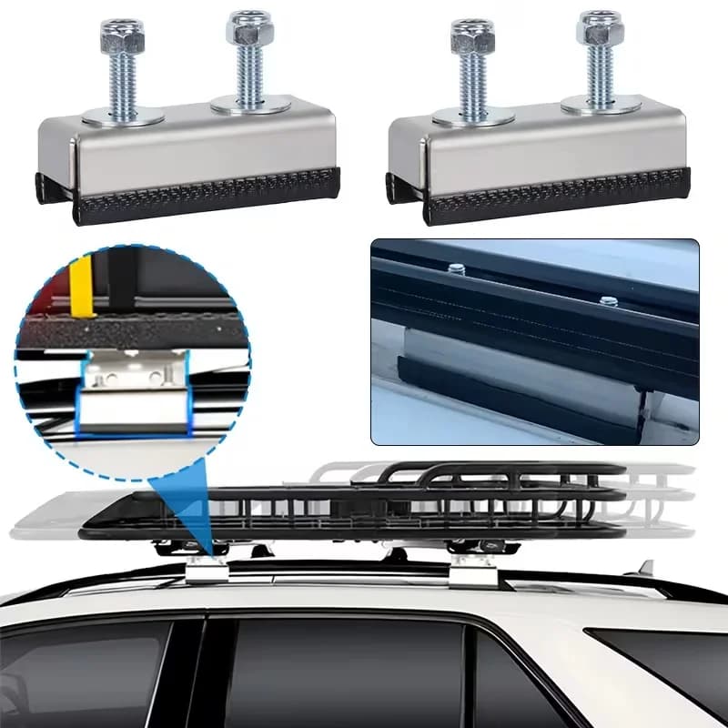 2 set di staffe di montaggio per tetto di camper o furgone per pannelli solari o portapacchi per Fiat Ducato, Peugeot Boxer, Citroen Relay