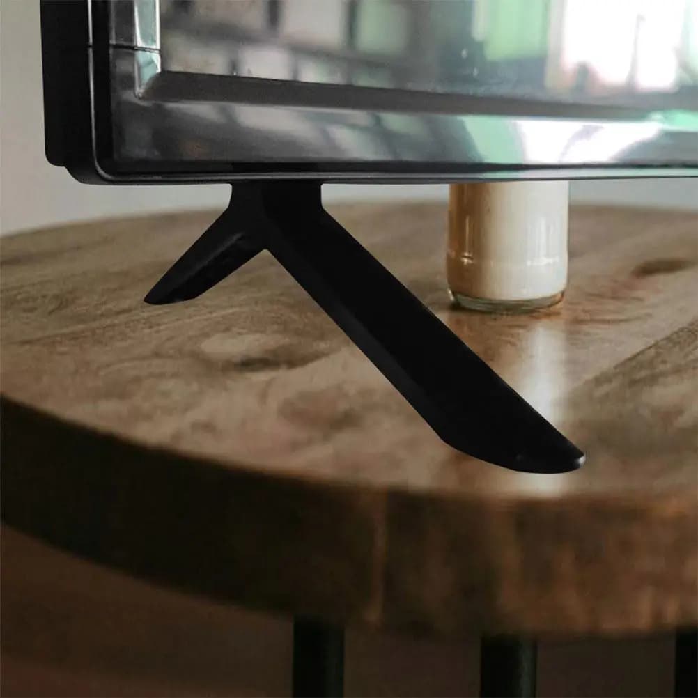 2Pairs Adjustable TV Stand Base Universal TV Holder Legs with Screws Stable Support for Living Room Bedroom Metal Furniture Legs