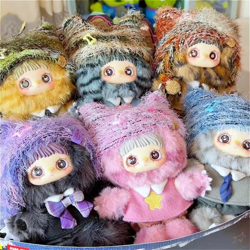 MayMei Kitten Academy Series: Peluche a Sorpresa, Blind Box, Giocattolo Anime, Portachiavi Carino, Borsa a Sorpresa, Ornamento per la Casa, Regalo Squisito per Ragazze