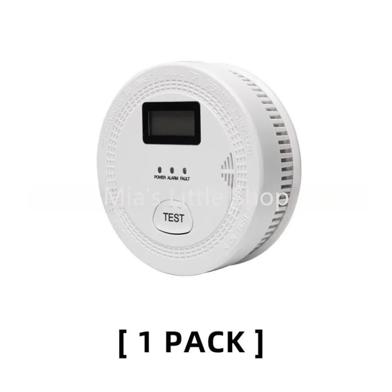 Combination Smoke and Carbon Monoxide Detector, 2-in-1 CO Alarm with Photoelectric Sensor, Battery Operated