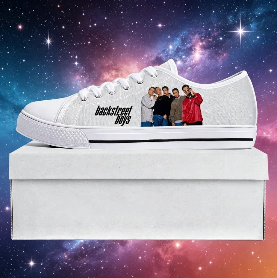 Backstreet Boys Retro Avatar The Last Airbender Sneakers basse con stampa completa, comode scarpe casual unisex per tutti i giorni