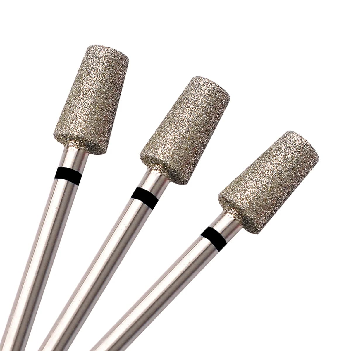 3 pezzi punta da trapano per unghie diamantata fresa rotativa cuticola pulita frese per manicure accessori per trapano frese per strumenti di bellezza per unghie